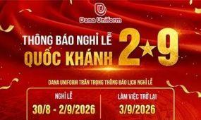 THÔNG BÁO NGHỈ LỄ QUỐC KHÁNH 2 9